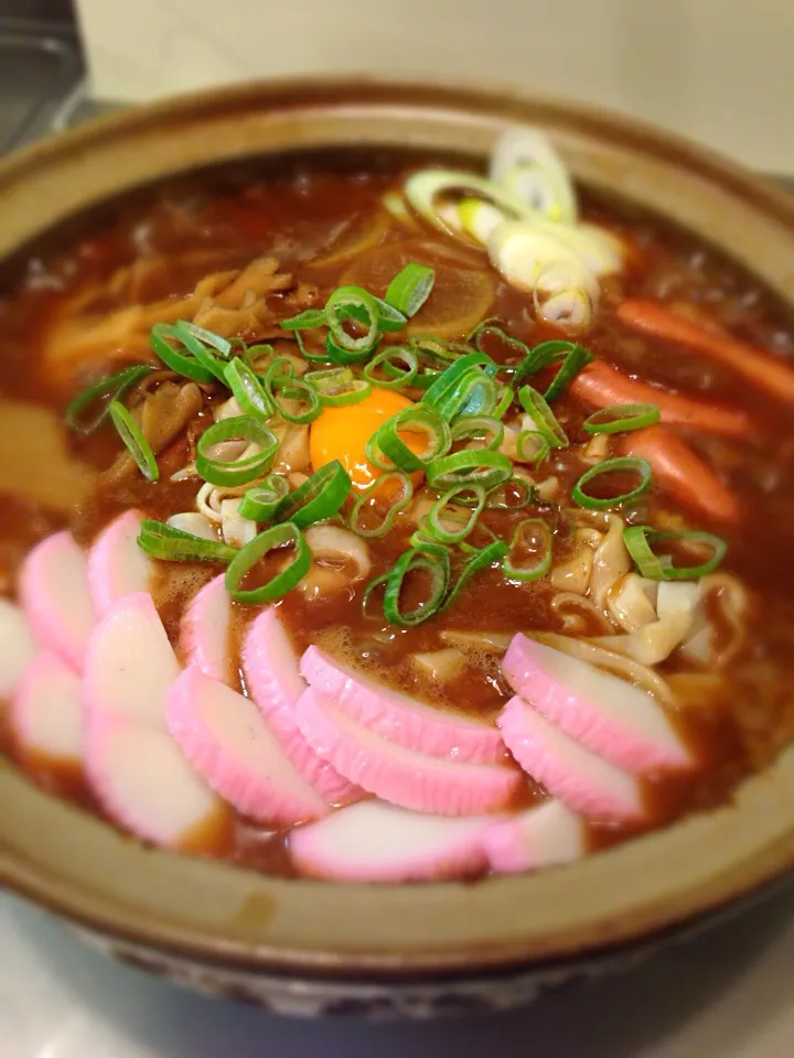 カレー味噌煮込みきしめん|トッシ~さん