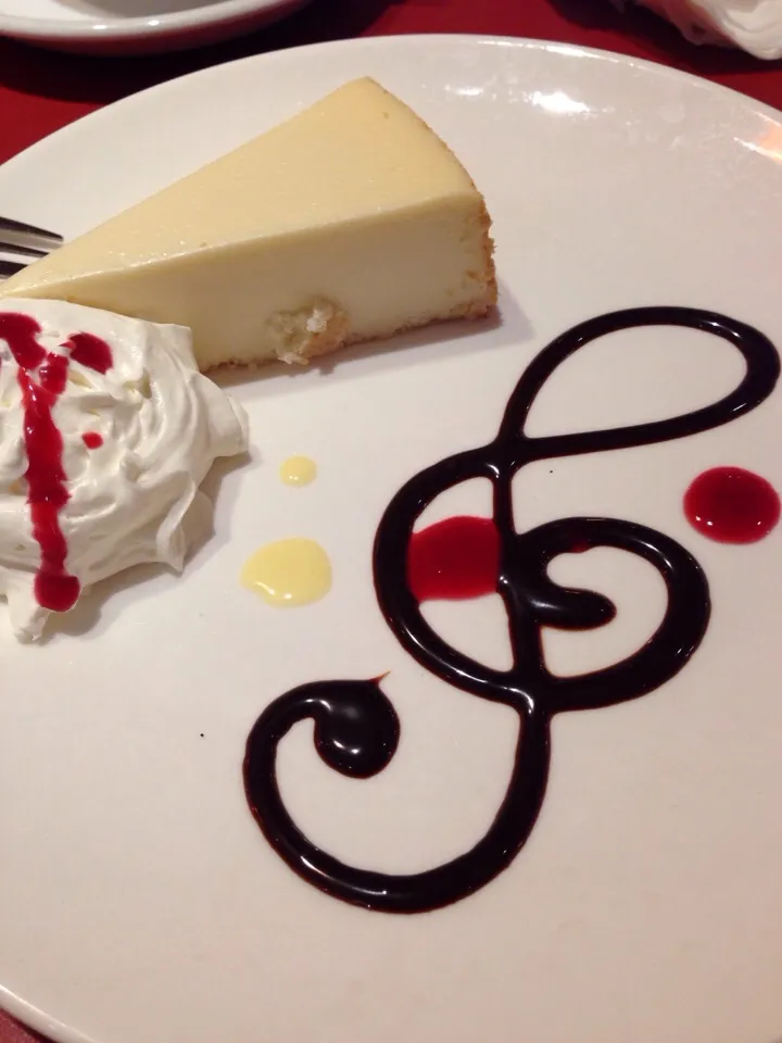 Cheese cake with G-clef<3|Yasuko Kanaiさん