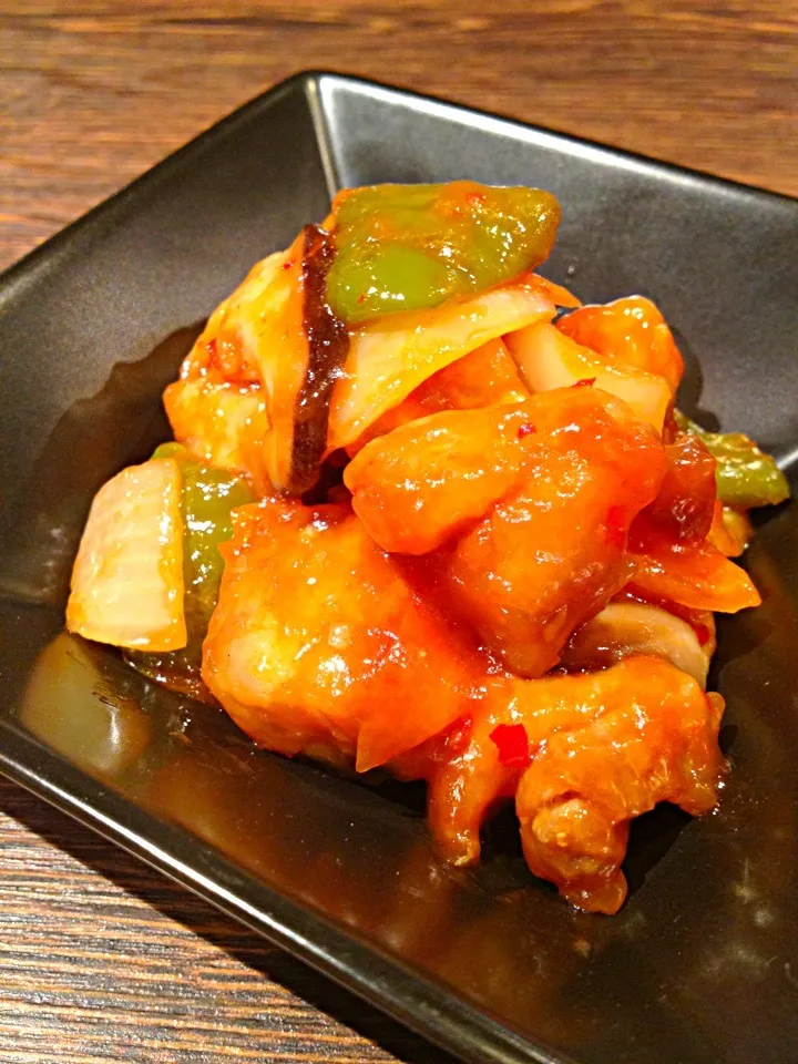 12/16 鶏のチリソース炒め|あかねさん