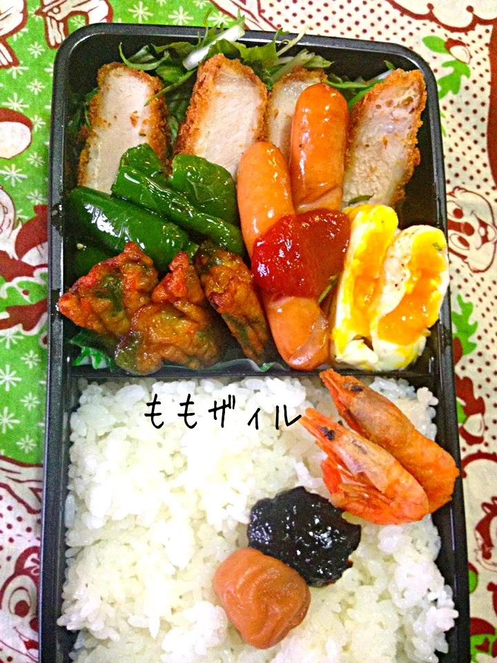 食べ盛り息子☆とんかつ弁当|けいちゃん（ももザィル）さん