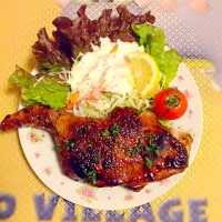 Chiken leg grilled with sesame sauce|Weny Wibowoさん