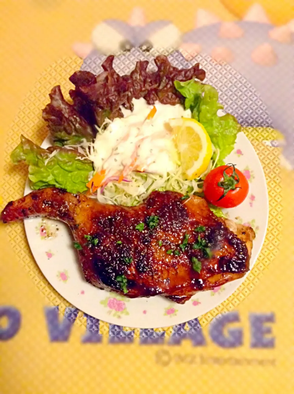 Chiken leg grilled with sesame sauce|Weny Wibowoさん