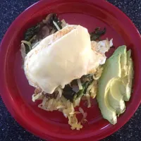 Zone Diet Breakfast-Florentine Hash Brown Skillet|Tracy Francesさん