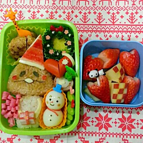 なめこdeクリスマス弁当|kiyoさん