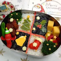 12/17 弁当男子！クリスマスmy弁当