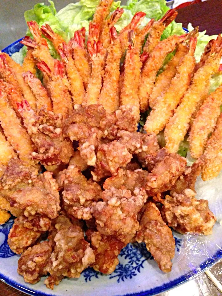 Ebi fry to karage|gachiyunaoさん