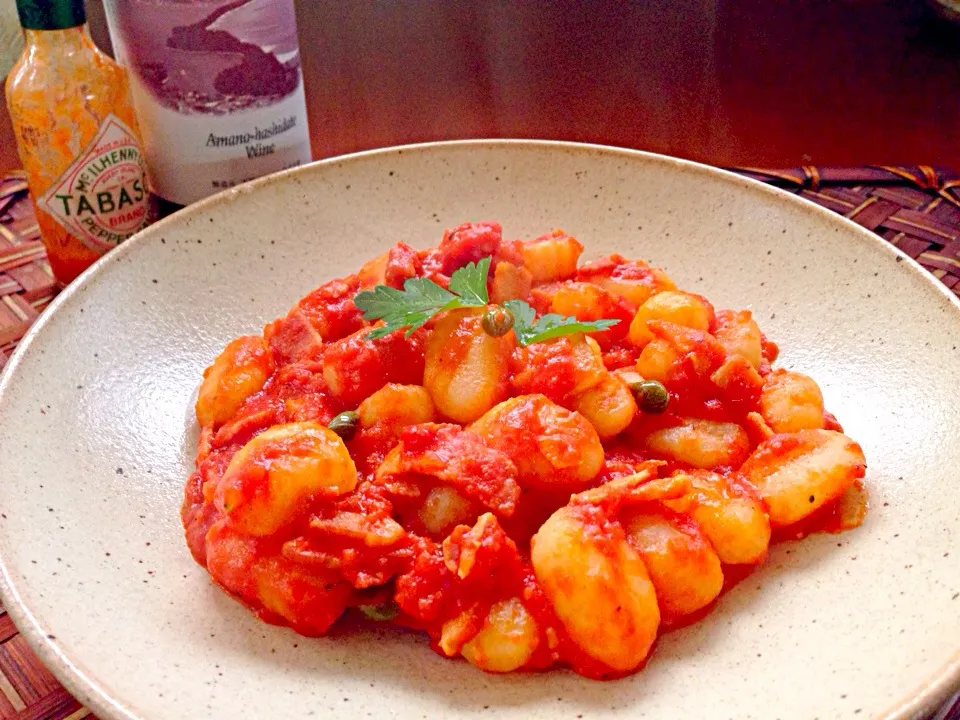 gnocchi all'arrabbiata source by1125shino🍅志野さんのｱﾗﾋﾞｱｰﾀｿｰｽでﾆｮｯｷ|🌈Ami🍻さん