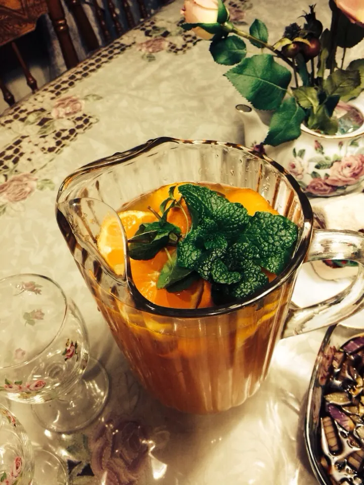 Snapdishの料理写真:Orange juices w/ment...|marivic okumaさん