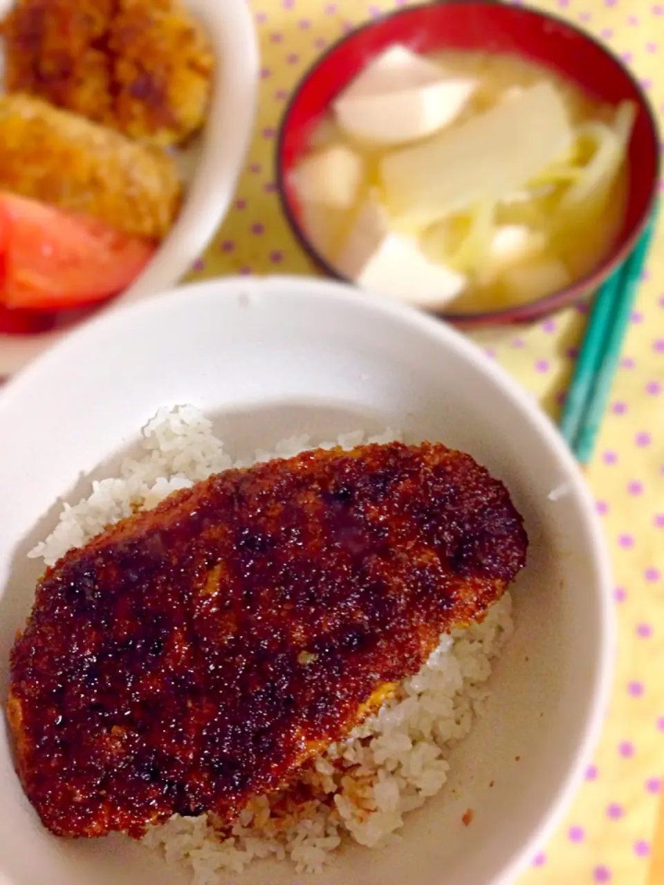 くみさんさんの料理 やっぱソースカツ丼でしょ(^^)|のりぴーさん