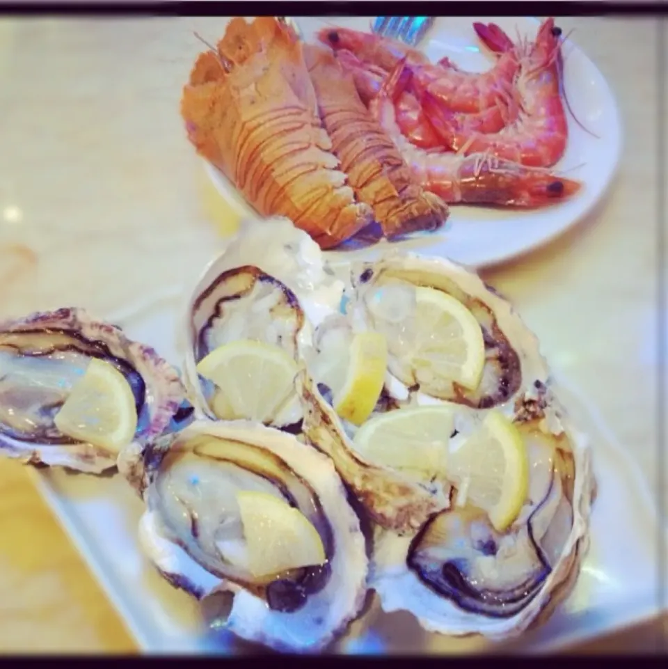 Fresh oyster , cray fish and prawns !|Amanda Leeさん