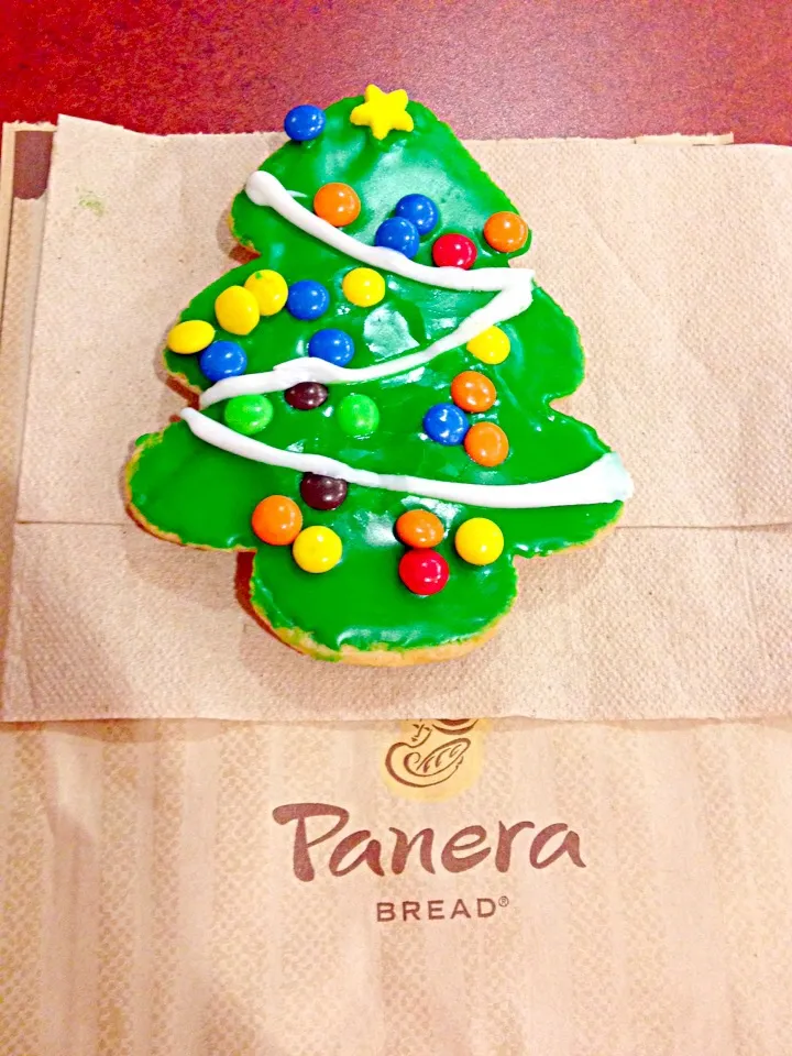 Xmas tree cookie from Panera❤️|Yuka Tukaさん