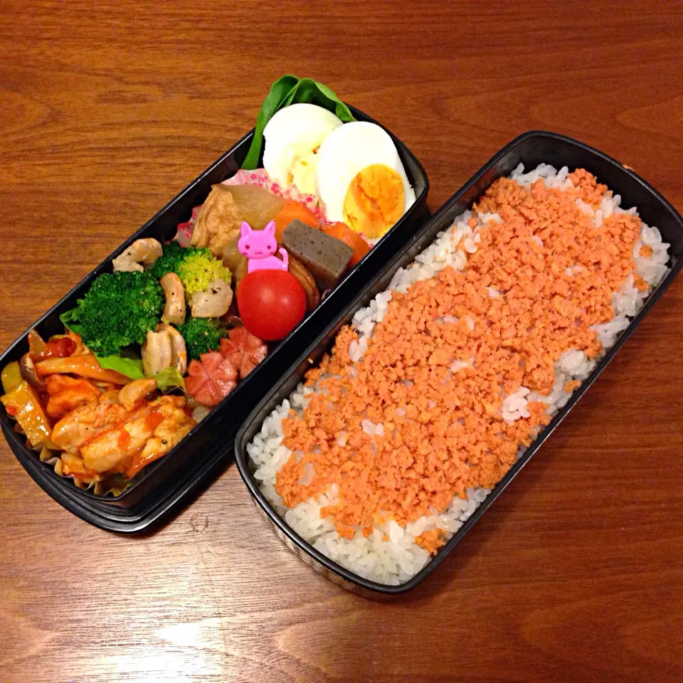 Snapdishの料理写真:旦那様のお弁当♪|りえこさん