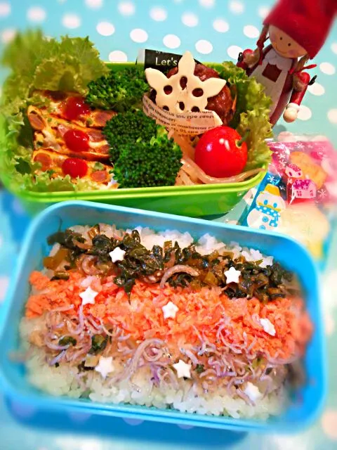 息子弁当…ちょっとX'masっぽく♡|ゆっとさん