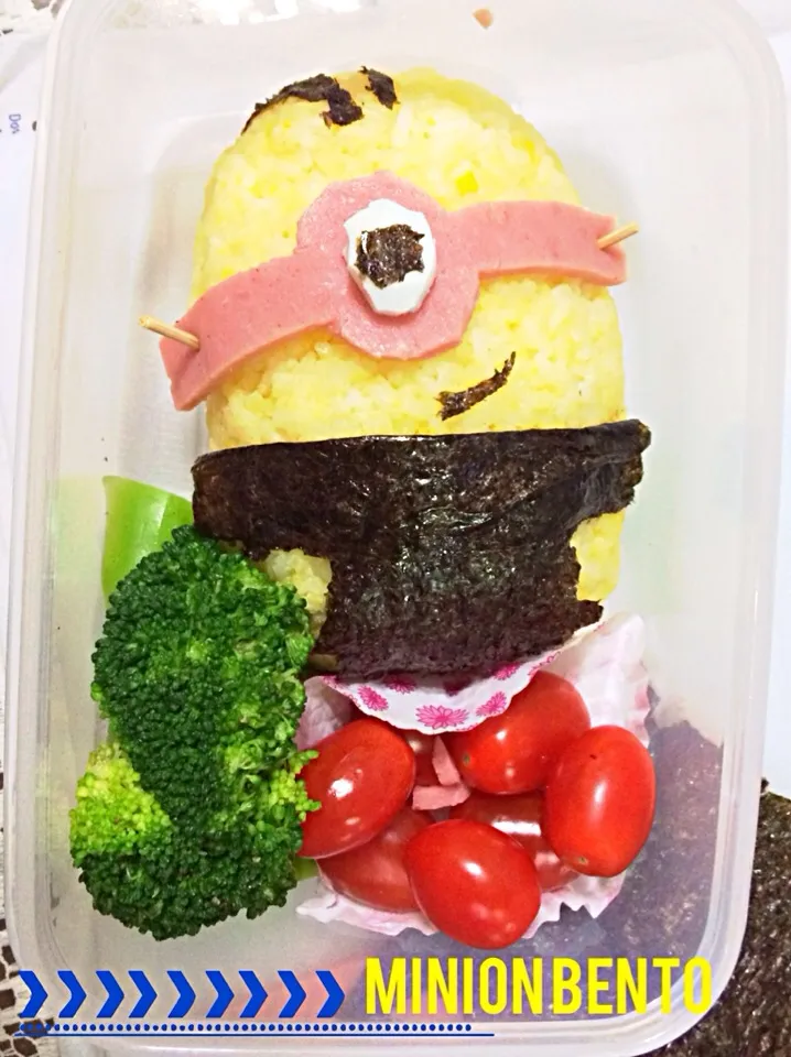 Minion themed bento|prissyさん