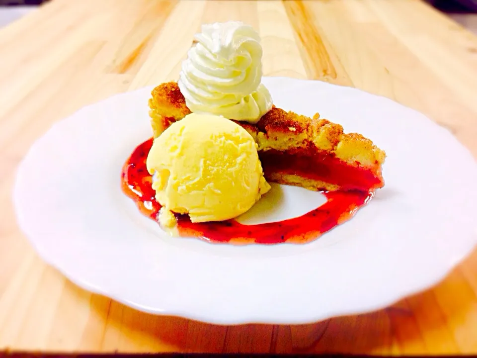 Cherry apple cobbler|Amyさん