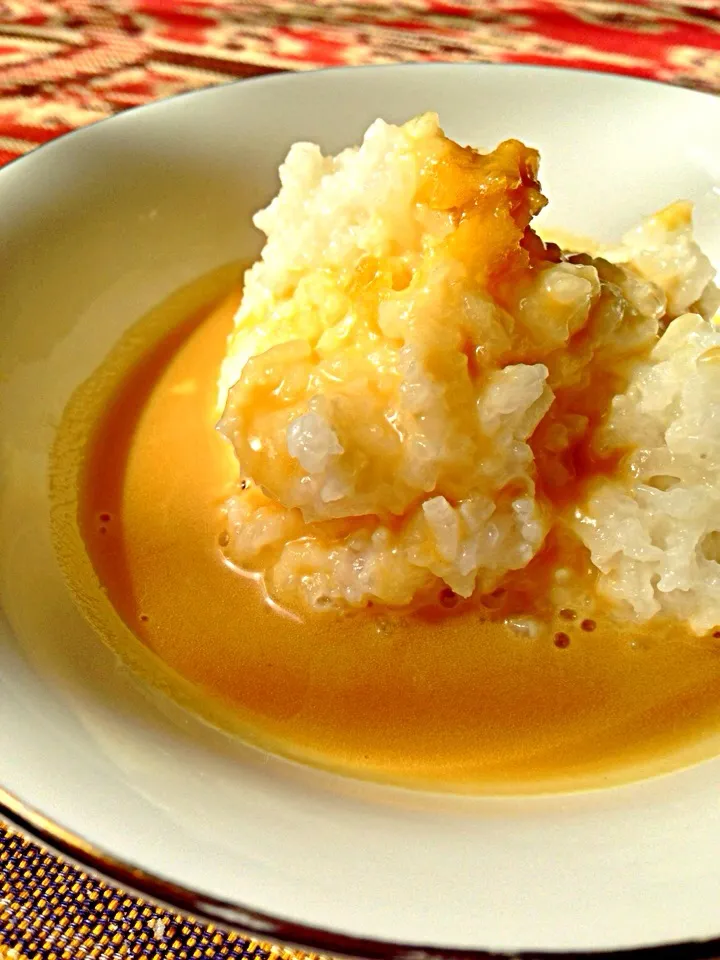 Sticky rice with durian-coconut cream|anita aviantyさん