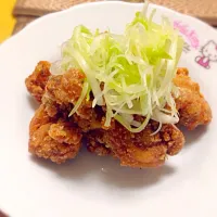 鳥の唐揚げ〜箸休めネギのせ〜|Yucyさん