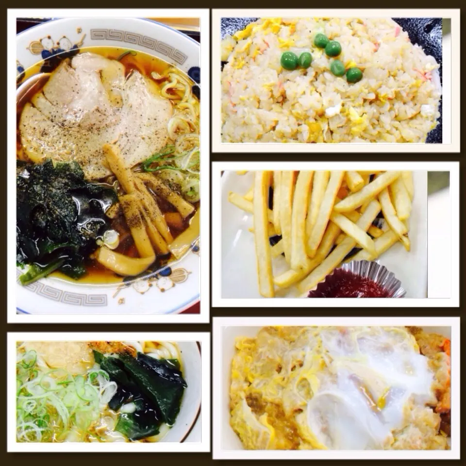 Ramen,odon,fried rice and potato...|marivic okumaさん