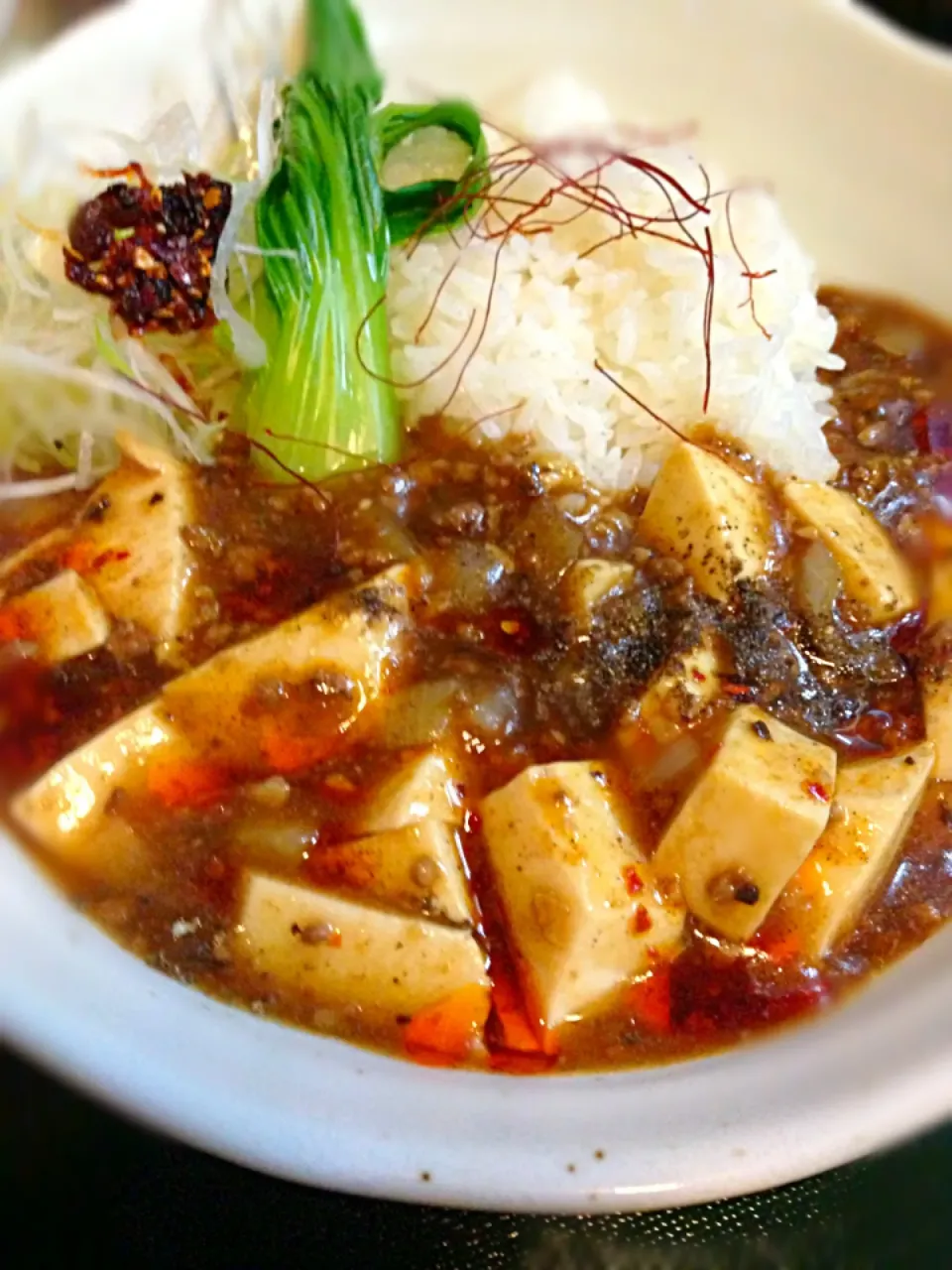 甘口麻婆丼(^O^)|ダンナさん