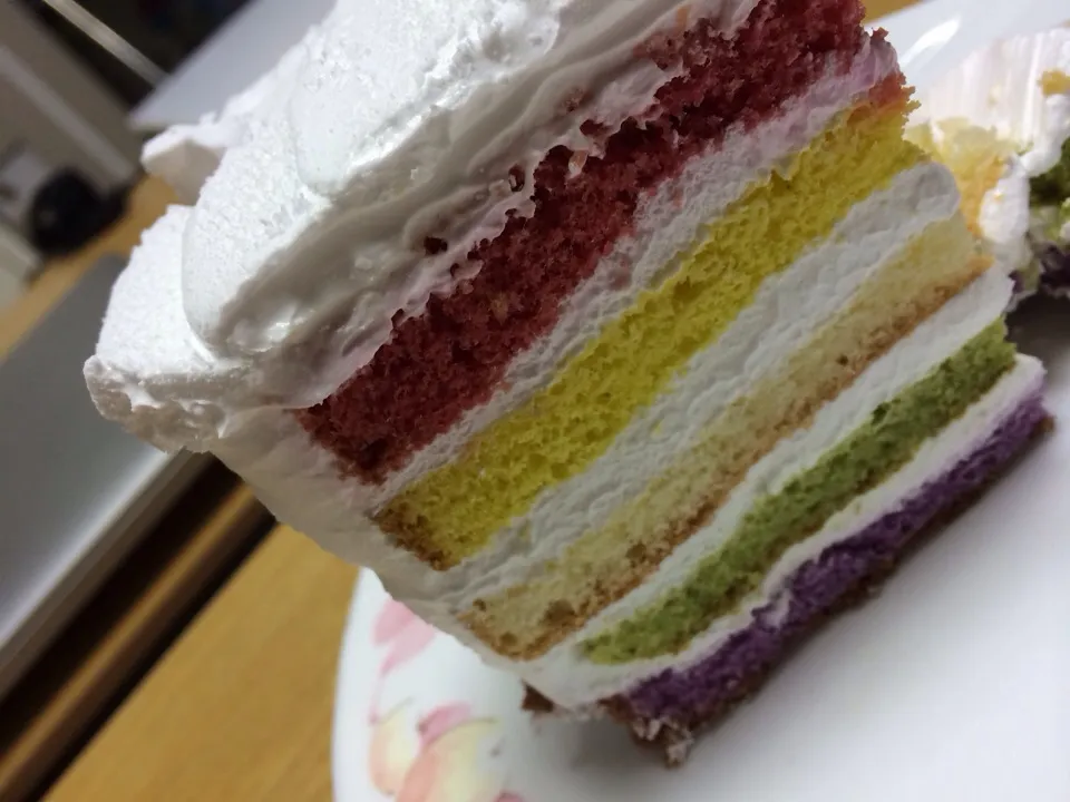 Rainbow short cake|혜란さん