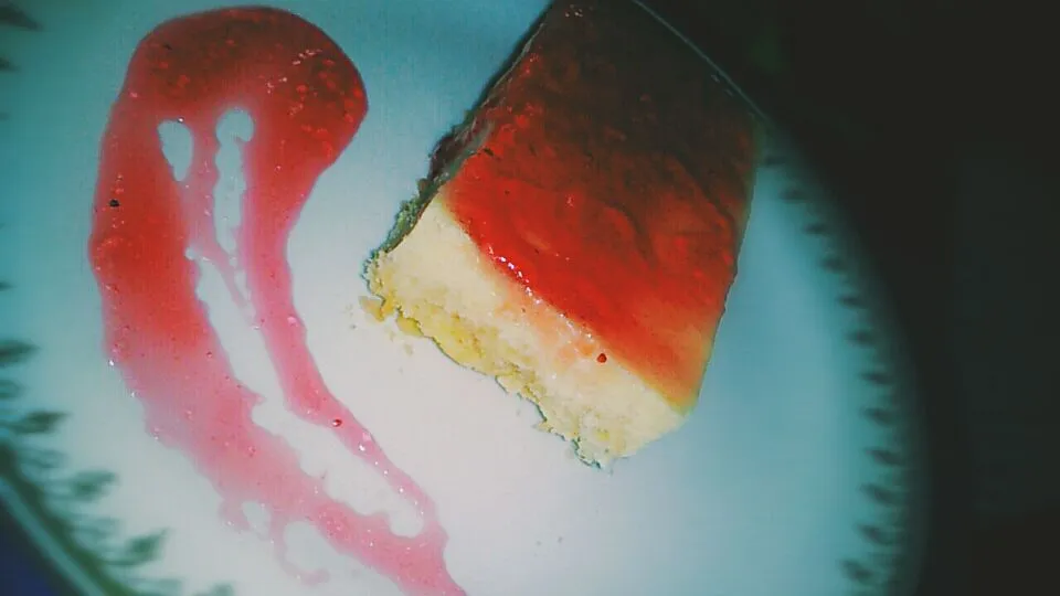 Strawberry Glazed Cheesecake|딜라さん