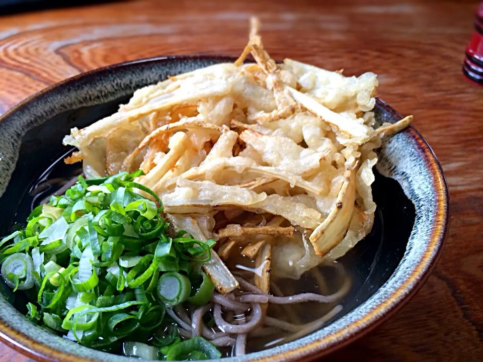 ごぼう天蕎麦|竹平登司一さん