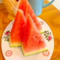 Watermelon for super hot day 43 degree|Nini Siliyaさん