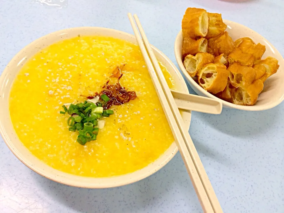 Pumpkin Porridge served with You Tiao|Cerisseさん