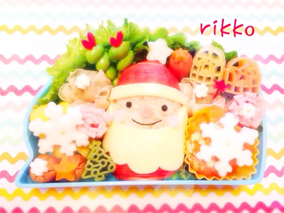 もうすぐXmas🎄サンタさんのお弁当〜💛|rikkoさん