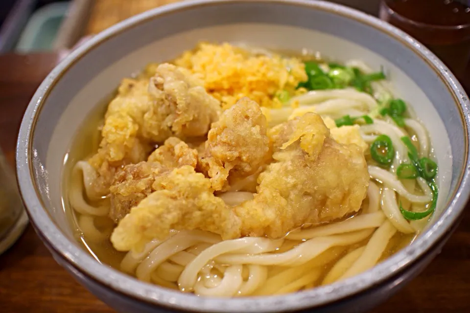 鶏天うどん 大盛|マハロ菊池さん