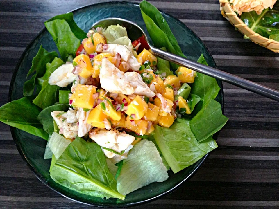 Spicy crab meat and mango salad|PhUnGさん