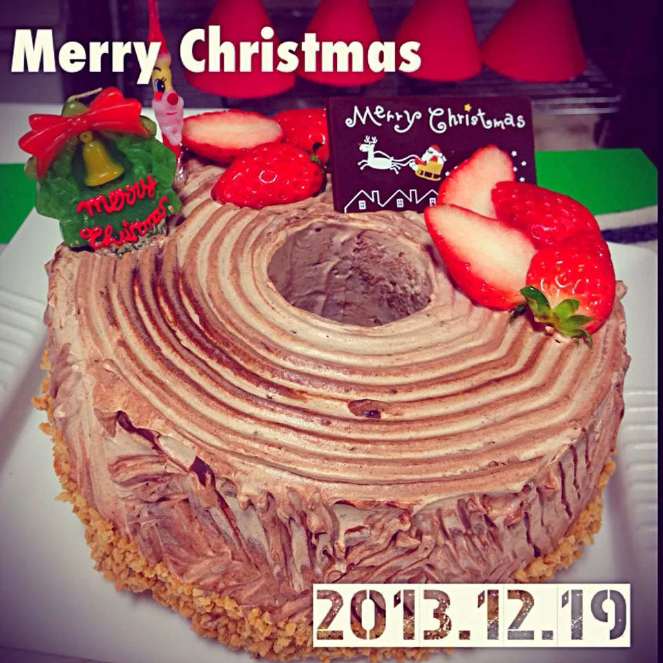 Snapdishの料理写真:クリスマスケーキ。|YUKOさん