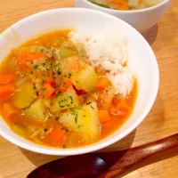 Snapdishの料理写真:米粉の野菜カレー|accoさん