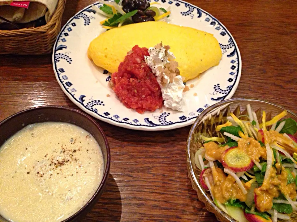 秋田市のオーガニックレストランでの夕ご飯♡|よっぴさん