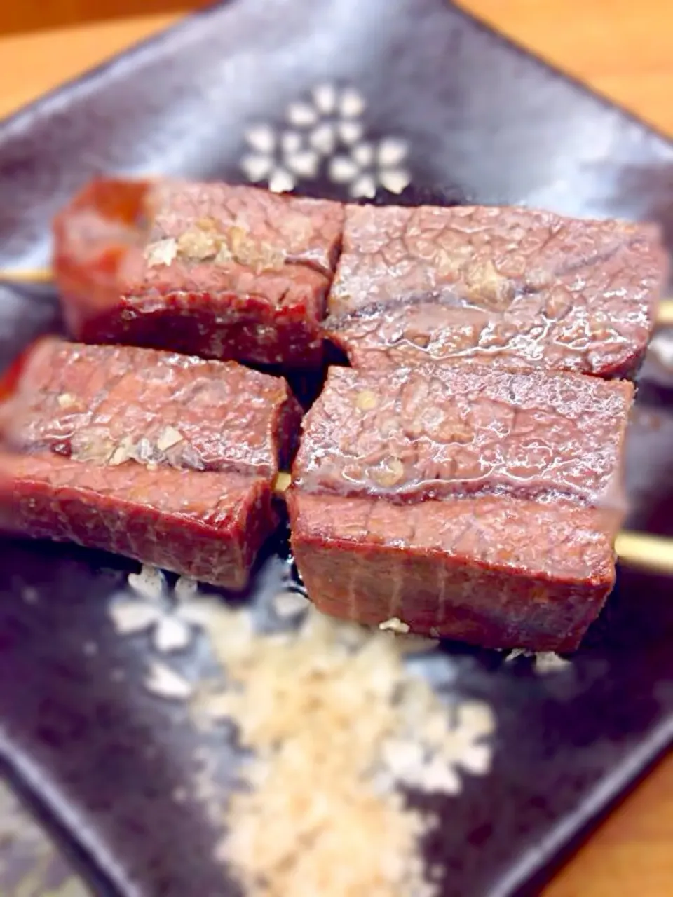 Dry aged beef skewer|Mak Toniさん