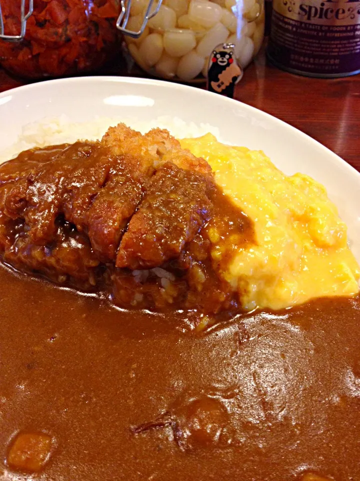 カレー専門店ミスターゴールドのチキン玉子カレー2013#399(739)|大阪カレー部長さん