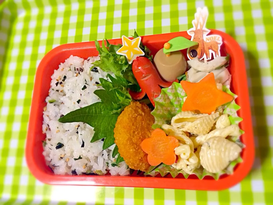 Snapdishの料理写真:JK楓のお弁当12/20ちょっとクリスマス仕様★|よこたんさん