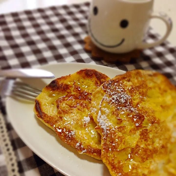 コストコパンでフレンチトースト|tel meさん