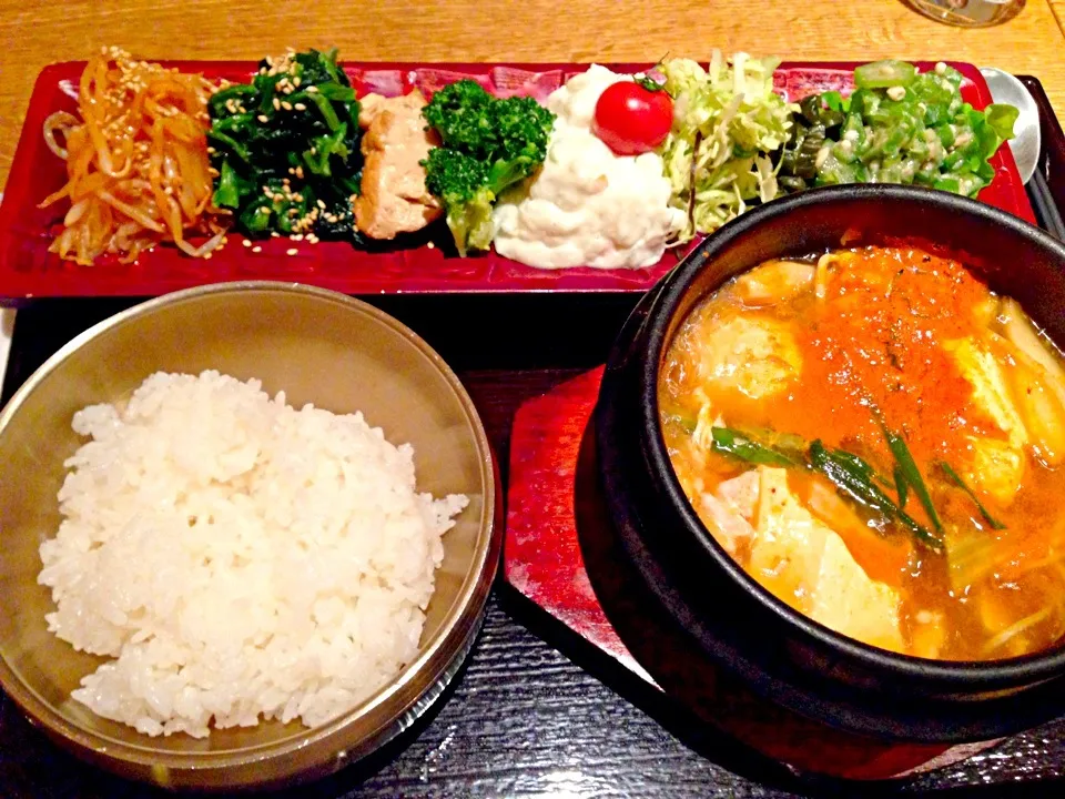 純豆腐定食|やまさん