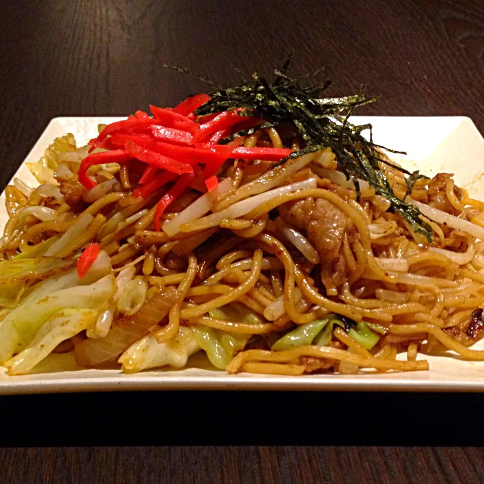 自慢のソース焼きそば|梅花権現さん