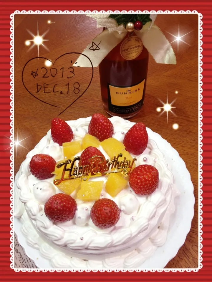 お父さんへ、即席バースデーケーキ！！！|LOVE♡SWEETSさん