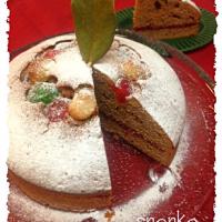 Xmasシナモンケーキラズベリーサンド