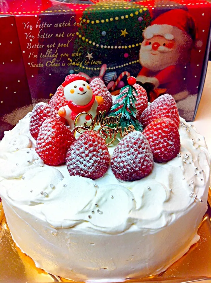 Snapdishの料理写真:クリスマスケーキ|Misako Yamadaさん