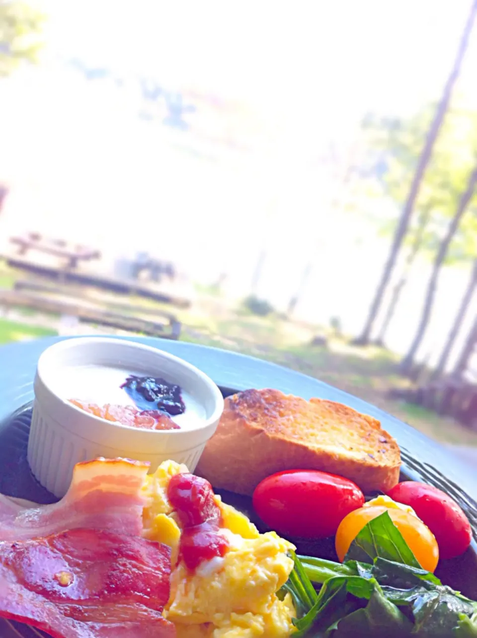 Snapdishの料理写真:朝食 正直村|Yuko Okunoさん