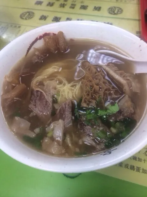 Snapdishの料理写真:牛ホルモン入り麺|ジョルジョさん