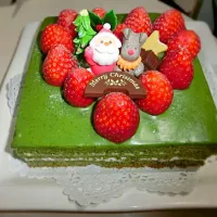 Snapdishの料理写真:クリスマスケーキ☆|ひとえ虫さん