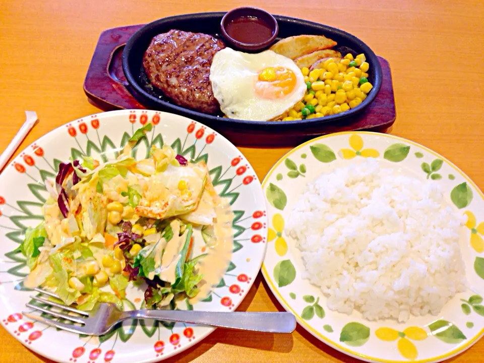 Hamburger Steak set|Maribeth Betitoさん