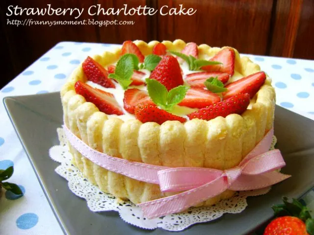 Snapdishの料理写真:Strawberry Charlotte cake|Frannyさん