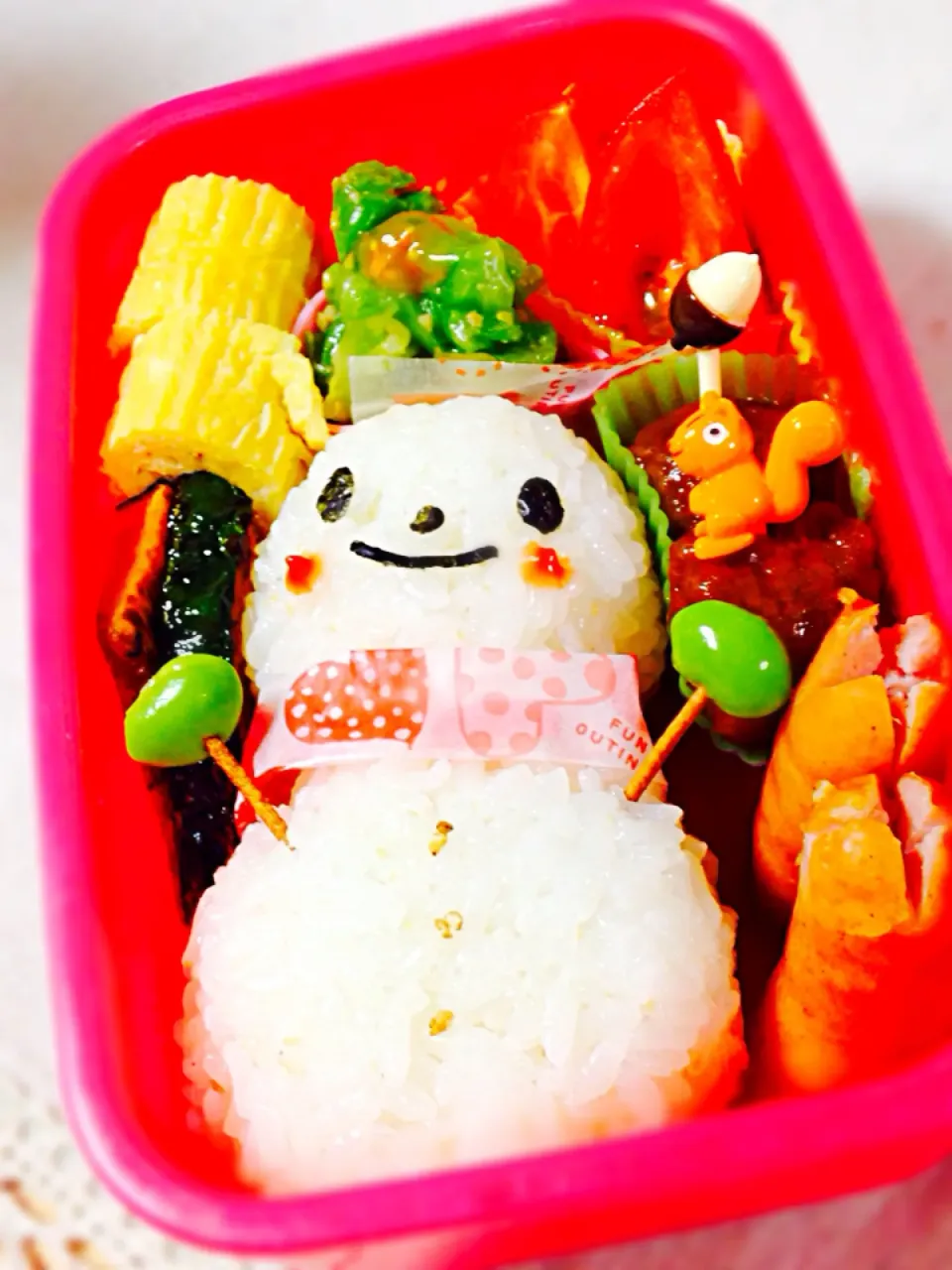 雪だるま弁当|ごんさん