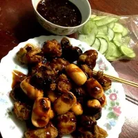 Thai suasage and taro Grilled|**~NamE~**さん